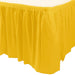 Yellow Sunshine Table Skirt | 1ct, 29" x 168"