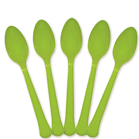 Kiwi Plastic Spoons | 20ct