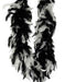 Black & White Feather Boa | 72"