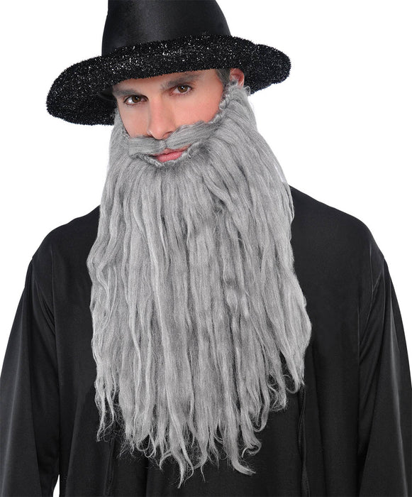 Grey Plush Beard & Moustache | 1ct