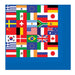 International Flag 6in Paper Luncheon Napkins | 16ct