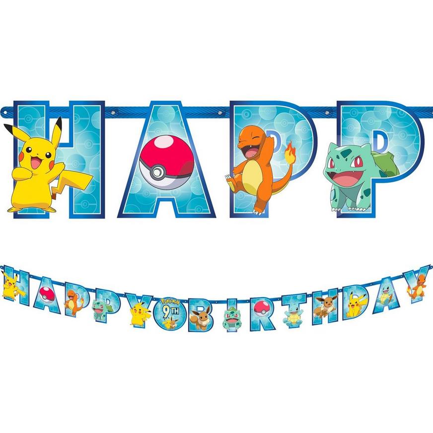 12pcs Pokemon Pikachu Balloon Party Decoration Supplies Squirtle