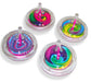 Glow in the Dark Spin Tops, 2" x 2" |6 ct