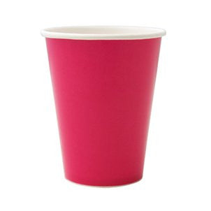 Paper Cups, Hot Magenta 9 oz. | 24 ct