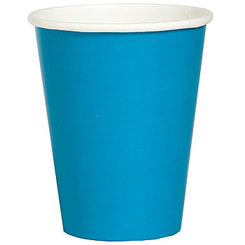 Cups, Turquoise 9 oz. |24 ct