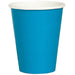 Cups, Turquoise 9 oz. |24 ct