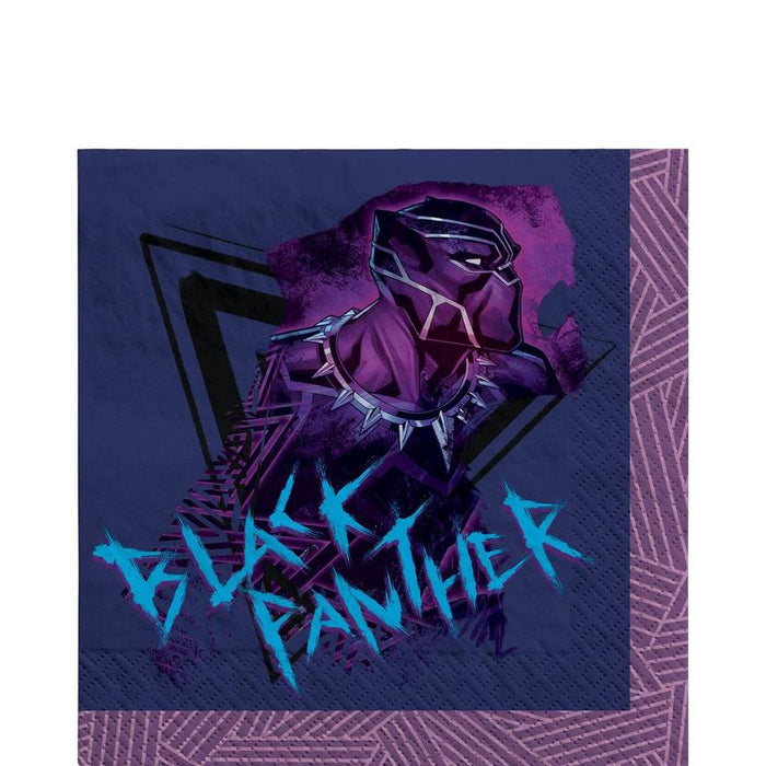Marvel Black Panther Wakanda Forever Napkins 6" | 16ct
