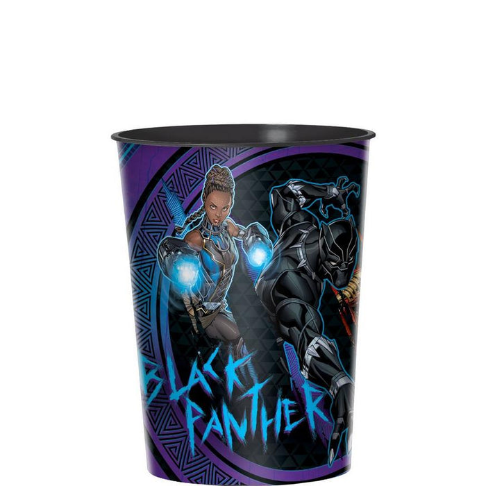 Marvel Black Panther Wakanda Forever Reusable Plastic Cup 16oz | 1ct