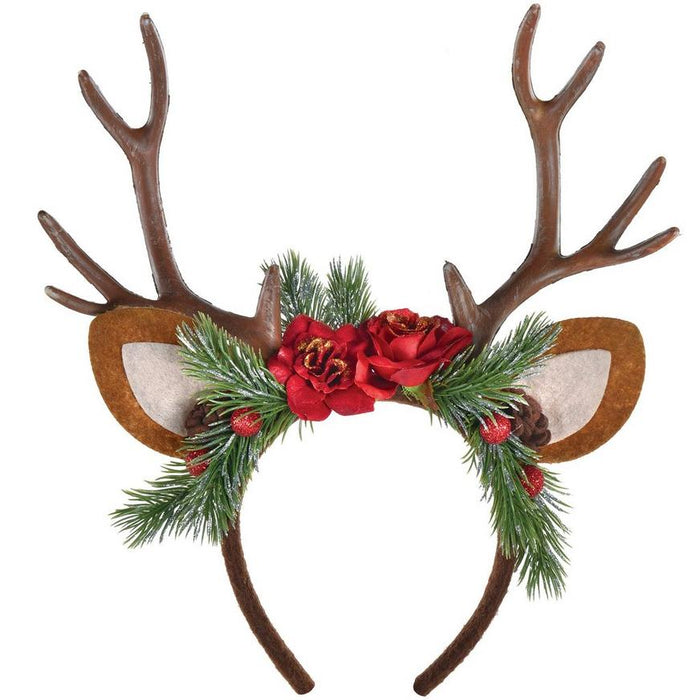 Christmas Woodland Deer Headband | 1 ct