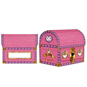Princess Party Treasure Chest Favor Boxes | 4 ct