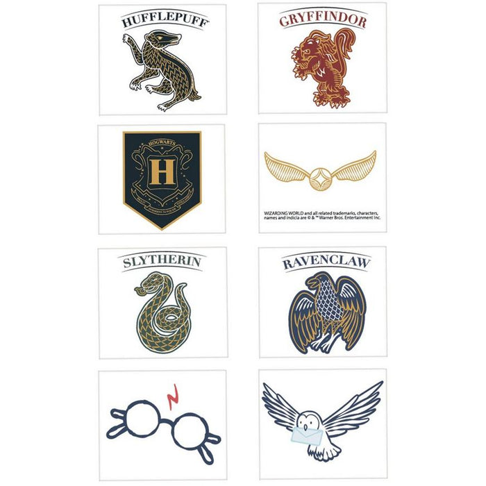 Harry Potter Hogwarts United Temporary Tattoos 2" | 24ct