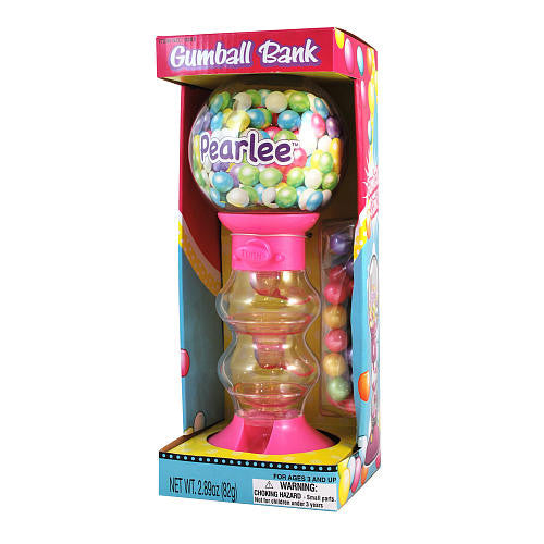 Pearlee Pink Spiral Fun Gumball Bank, 10'' | 1 ct