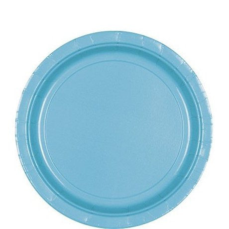 Caribbean Blue 9" Paper Plates | 20ct