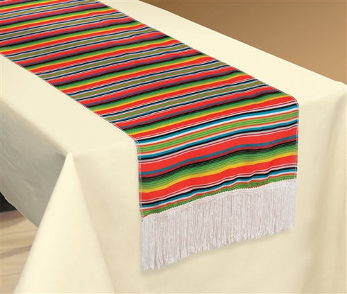 Serape Stripe Fabric Tablerunner