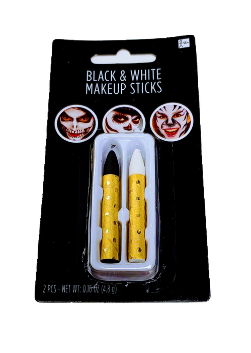 Black & White Makeup Sticks | 2pcs