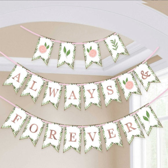 Always and Forever Banner, |1 ct