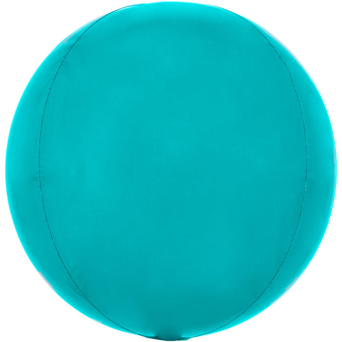 Orbz Balloon Aqua 15" | 1ct
