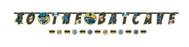 Batman Jumbo Letter Banner Kit | 1ct