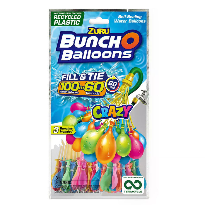 BunchOBalloons Crazy Water Balloons | 100 ct