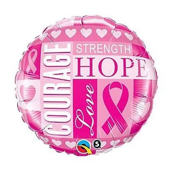 Breast Cancer Mylar Balloon, 18'' | 1 ct