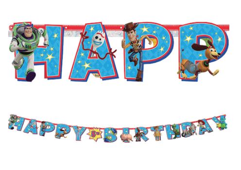 Toy Story Birthday Party Jumbo Letter Banner Kit | 1ct