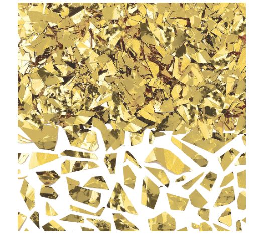 Gold sparkle foil confetti 1.5oz | 1ct