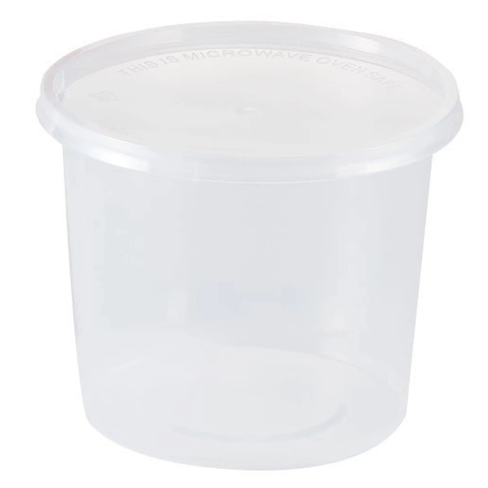 Nicole Home Collection Food Storage Container Round Clear 25 oz | 5ct