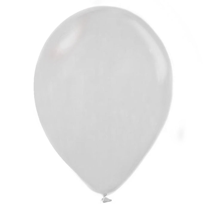Crystal Clear, Qualatex 11" Latex Single Balloon | Does Not Include Helium