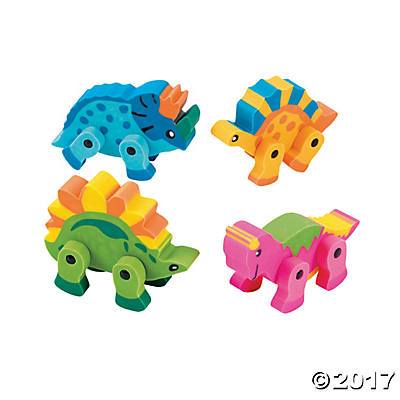 Dinosaur Movable Erasers | 12ct