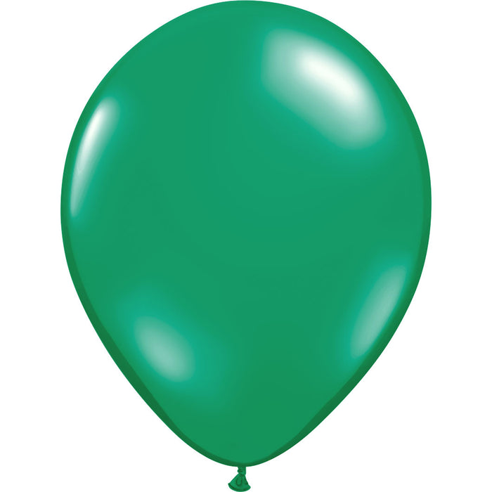 Emerald Green,  11'' Latex Single Balloon | Does Not Include Helium