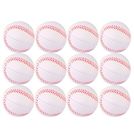 Mini Foam Baseballs | 12ct