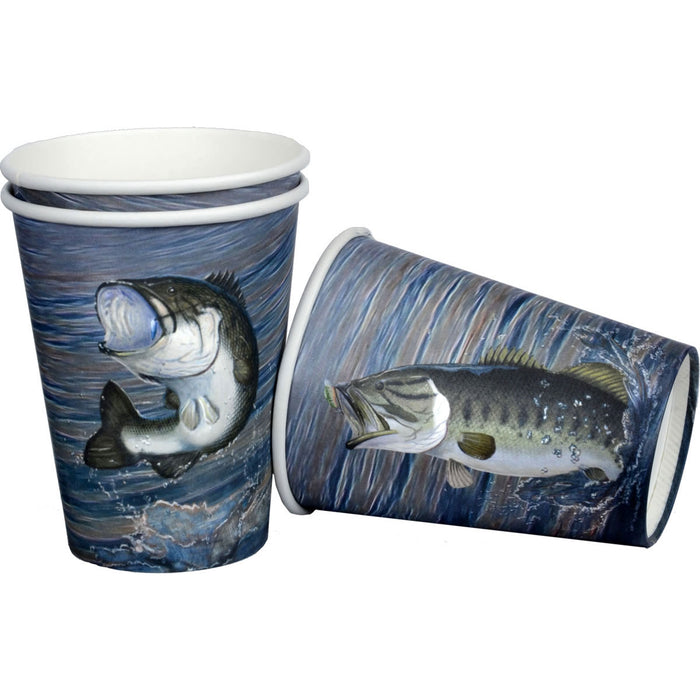 Gone Fishin  Paper Cup 12oz | 8ct
