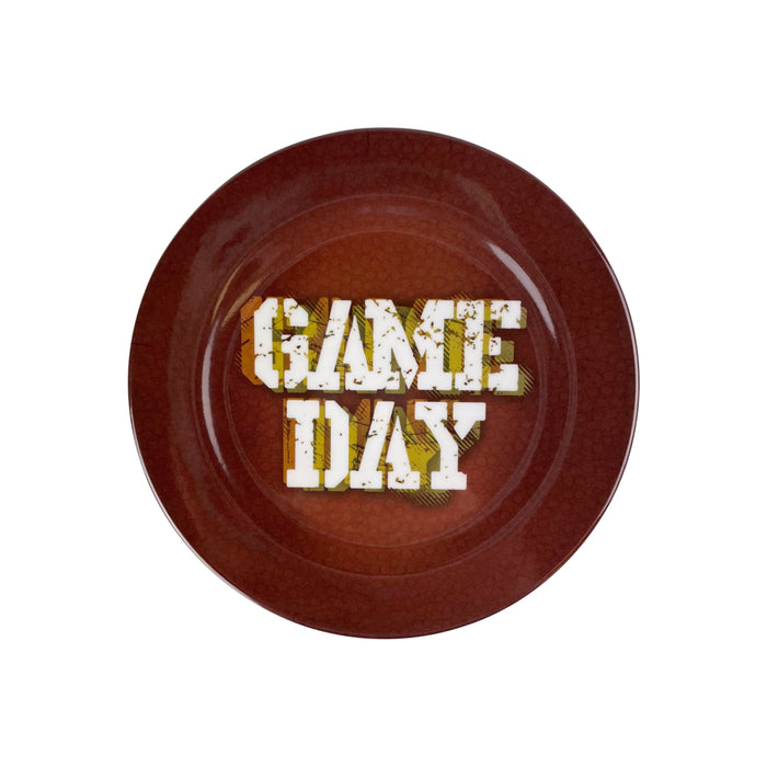 Football Touch Down Melimine Salad Plate 7" | 1 ct