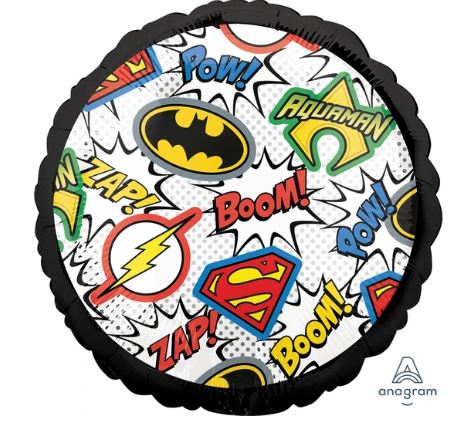 Justice League Logo Mylar Balloon, 18'' | 1 ct