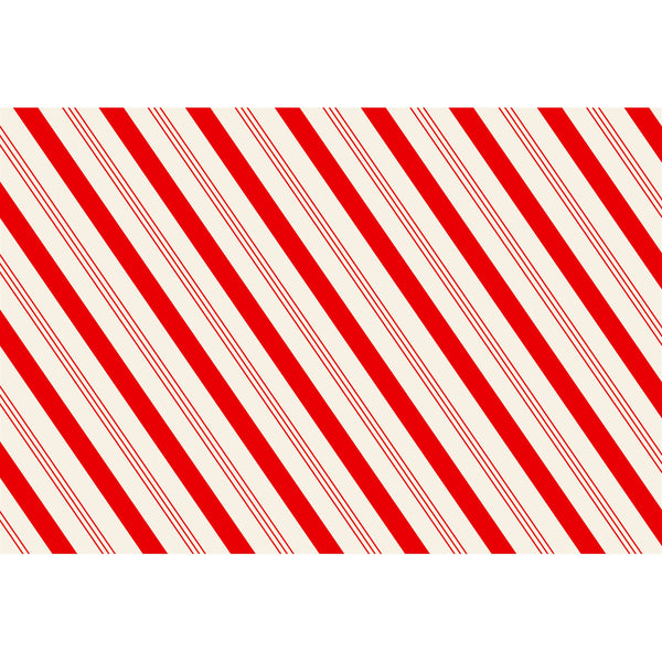 Christmas Hester & Cook Candy Stripe Placemat | 24ct