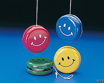 Smiley Face Yo-Yos | 12ct