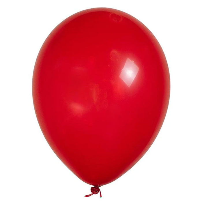 Red,  11'' Latex Single Balloon | Does Not Include Helium
