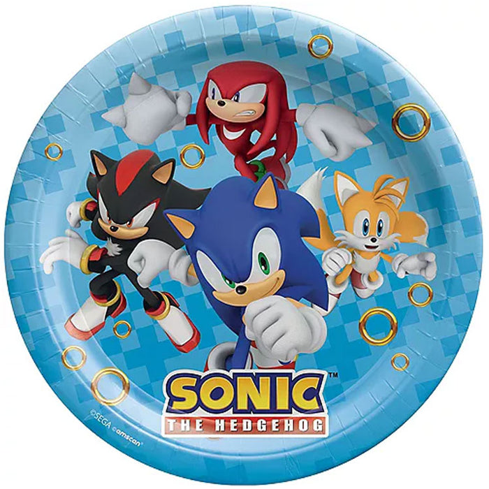 Sonic Lunch Plates 9" | 8ct
