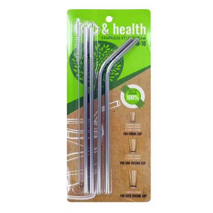 Stainless Steel Straw | 4 ct