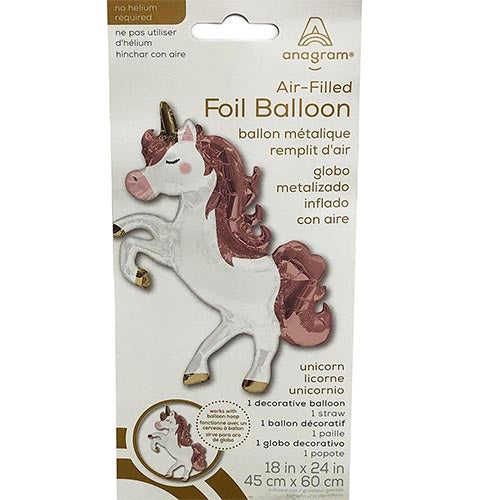 Airfilled Unicorn Balloon | 1ct