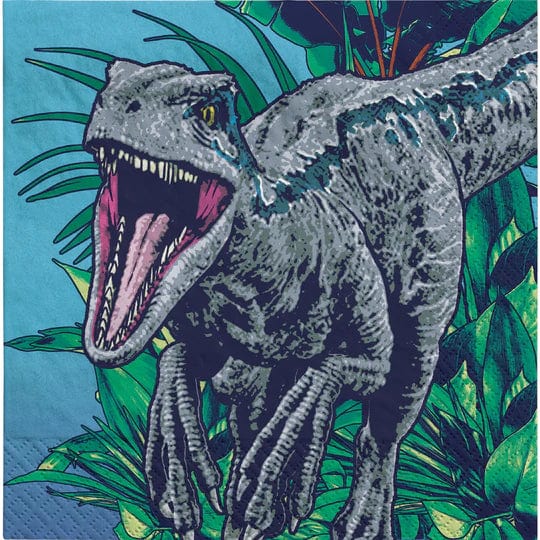 Jurassic World Into The Wild Beverage Napkins | 16ct