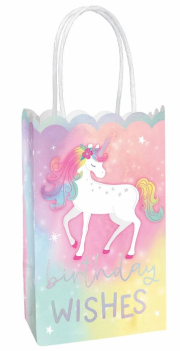 Enchanted Unicorn Glitter Gift Bags | 10ct