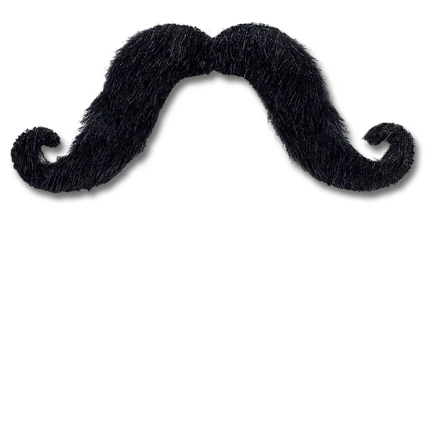 Black Moustache | 1 Piece