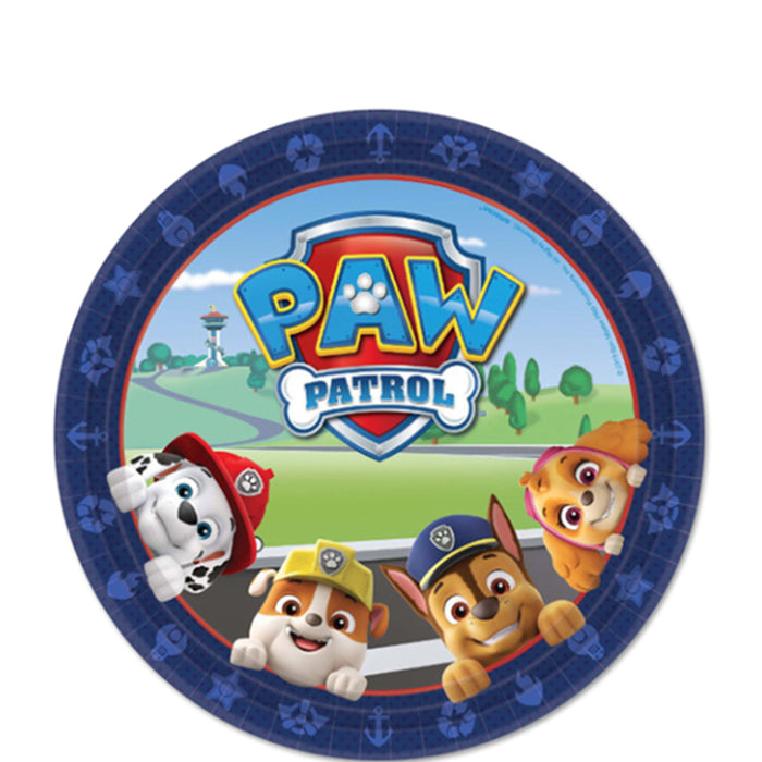 Paw Patrol Lunch Plates 9" | 8ct