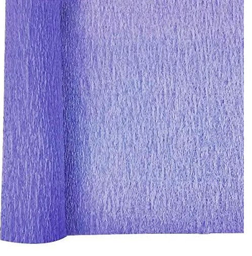 Blue Crepe Paper Folds, 20 in x 8 ft Sheet