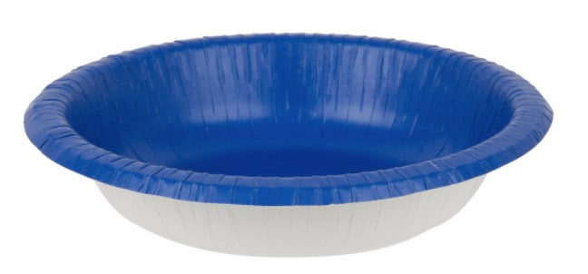 Bright Royal Blue Paper Bowls | 20ct