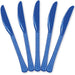 Bright Royal Blue Plastic Knives | 20ct