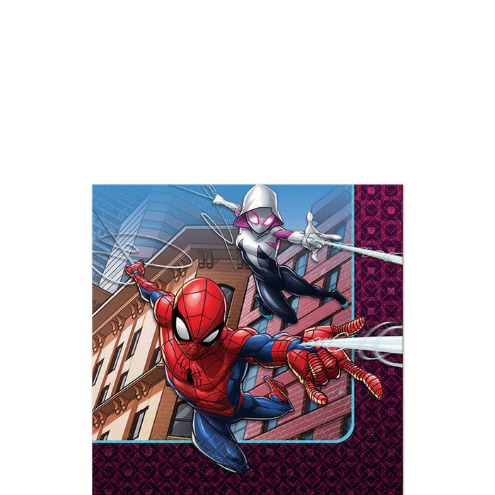 Spider-Man Web Wonder Beverage Napkins |16ct