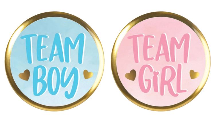 The Big Reveal Buttons 2" | 10ct
