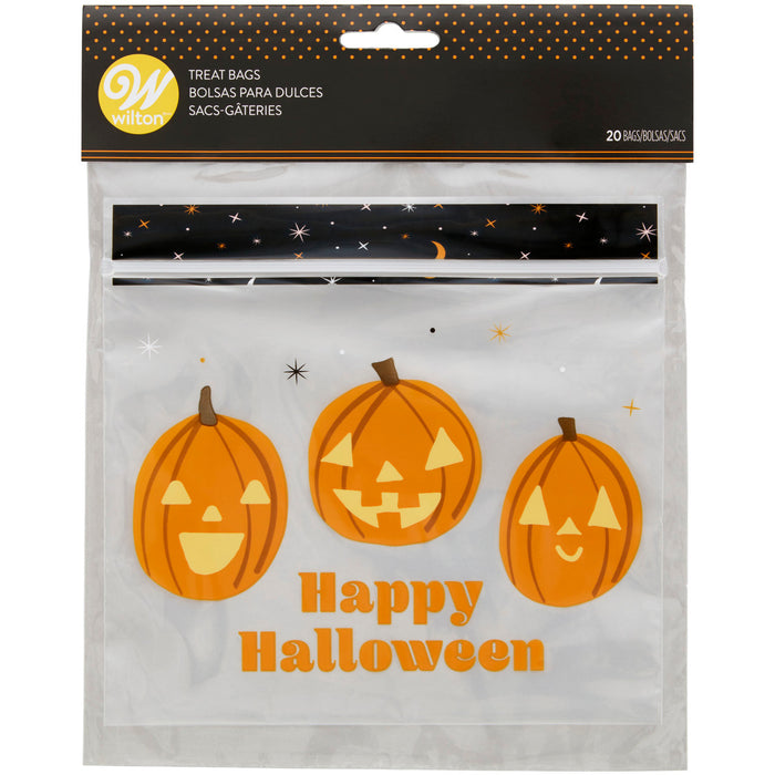 Happy Halloween Resealable Fall Treat Bags 20ct